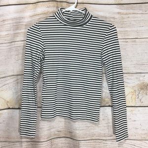 Anne Taylor loft size xs black and white stripe